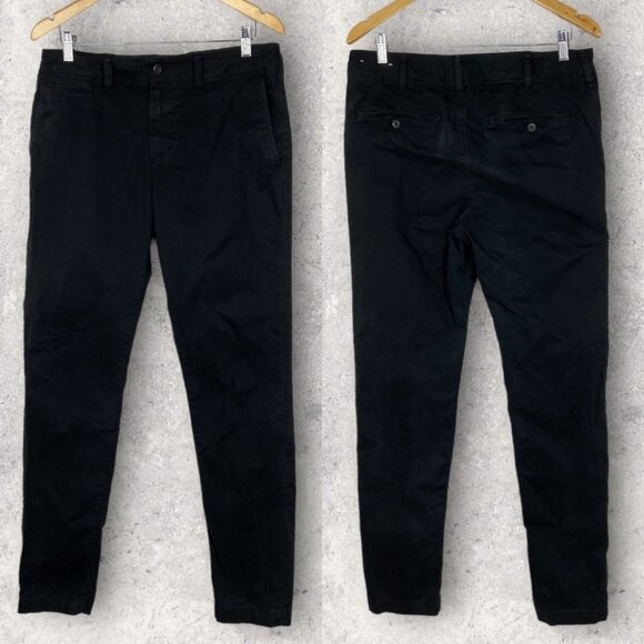 American Eagle 2020 Black Slim Jeans Size 32 x 34 Flex Zipper Fly Stretch Denim - Picture 2 of 13